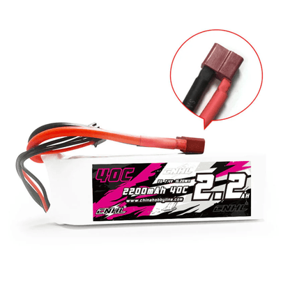 Batería Lipo - Conector T - 7,4V 2200mah, 2S CNHL - Jugueteria del Sur