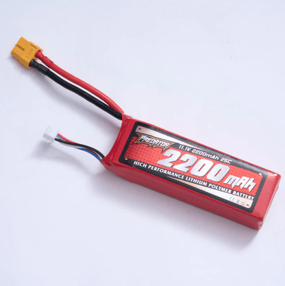 Batería Lipo - Conector XT60 - 11,1V 2200mah, 3S 25C - Jugueteria del Sur