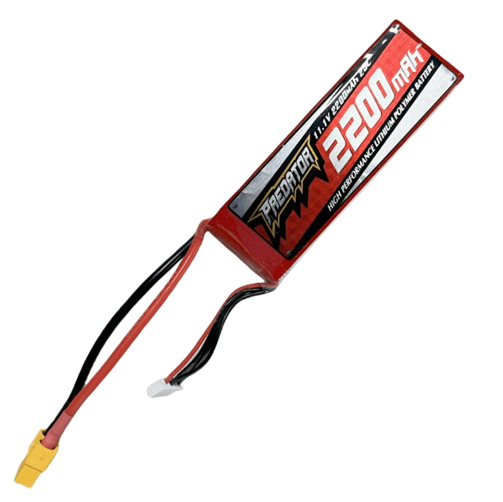 Batería Lipo - Conector XT60 - 11,1V 2200mah, 3S 25C - Jugueteria del Sur