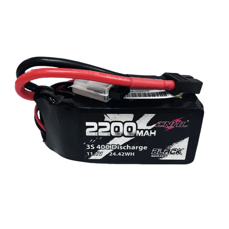 Batería Lipo - Conector XT60 - 11,1V 2200mAh Short 40C 3S CNHL - Juguetería del Sur