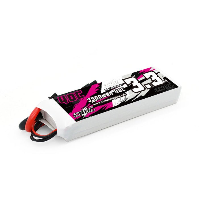 Batería Lipo - Conector XT60 - 11,1V 3300mah 40C, 3S - CNHL - Jugueteria del Sur