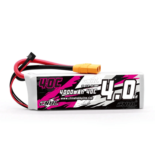 Batería Lipo - Conector XT60 - 11,1V 4000mah 40C, 3S - CNHL - Jugueteria del Sur