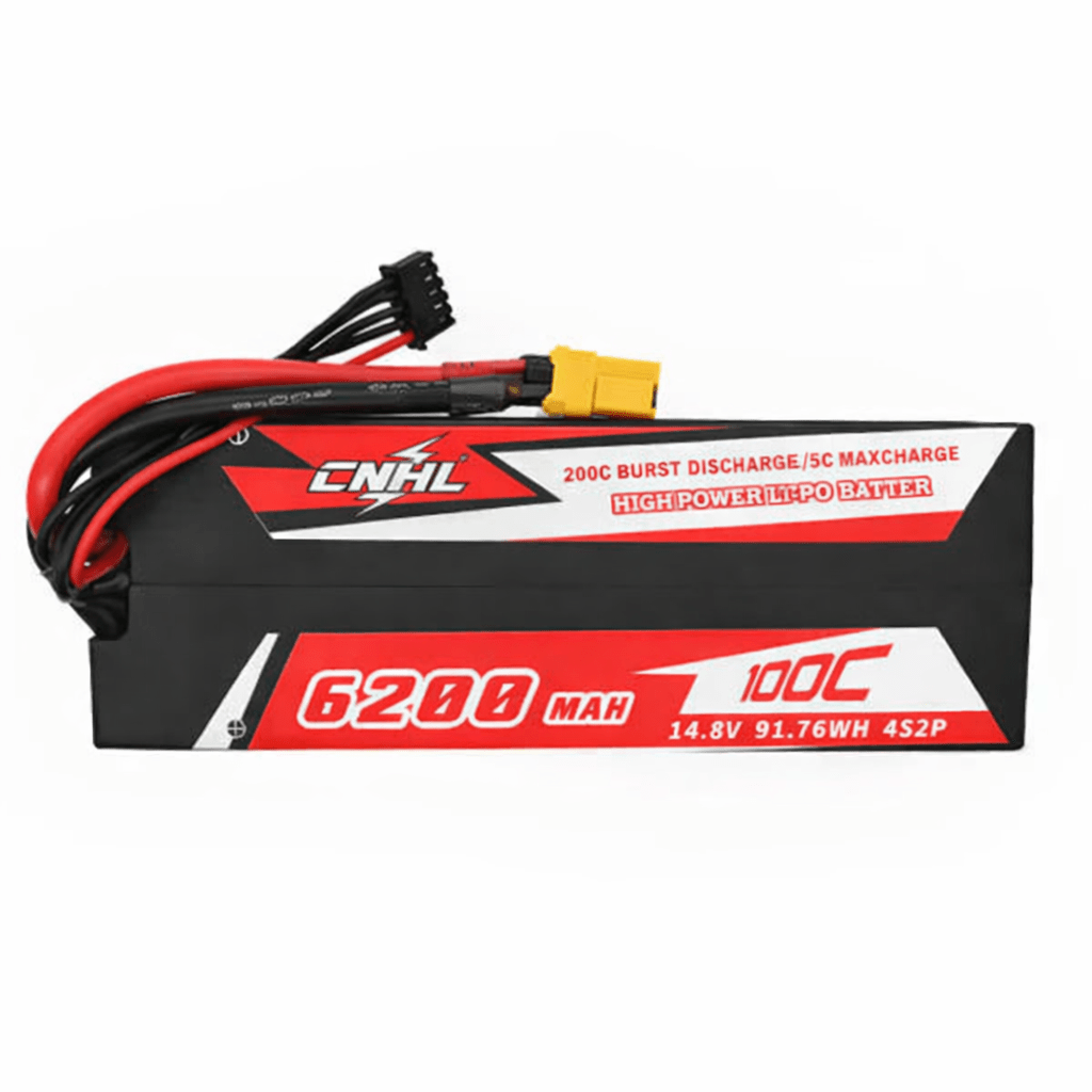 Batería Lipo - Conector XT60 - 14,8V 6200mah 100C 4S CNHL - Jugueteria del Sur