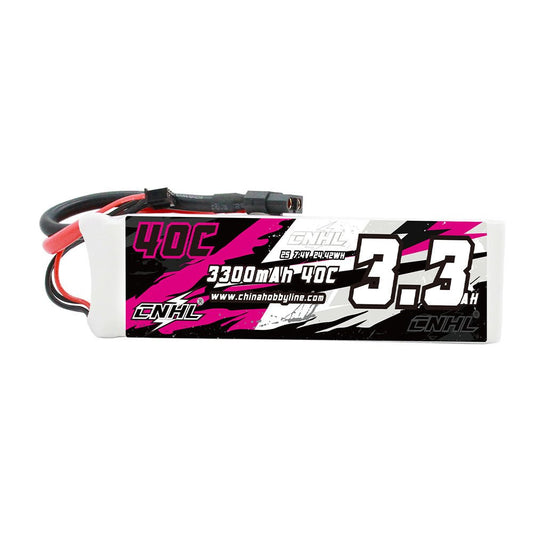Batería Lipo - Conector XT60 - 7,4V 3300mah 40C, 2S - CNHL - Jugueteria del Sur