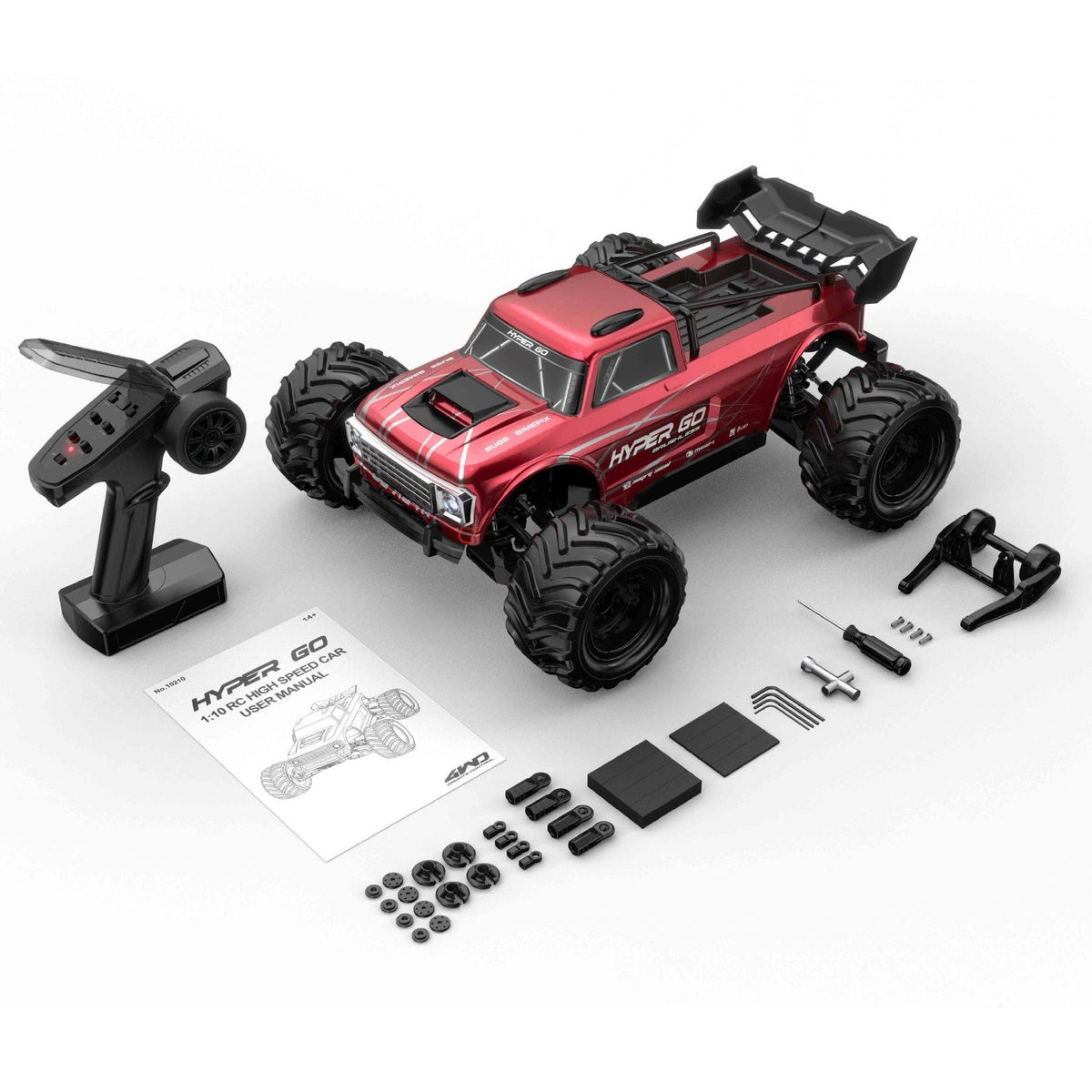 Camioneta RC 1/10 4WD Brushless - MJX Hyper Go 10210 - Jugueteria del Sur