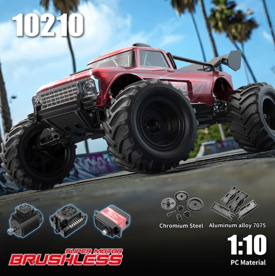 Camioneta RC 1/10 4WD Brushless - MJX Hyper Go 10210 - Jugueteria del Sur