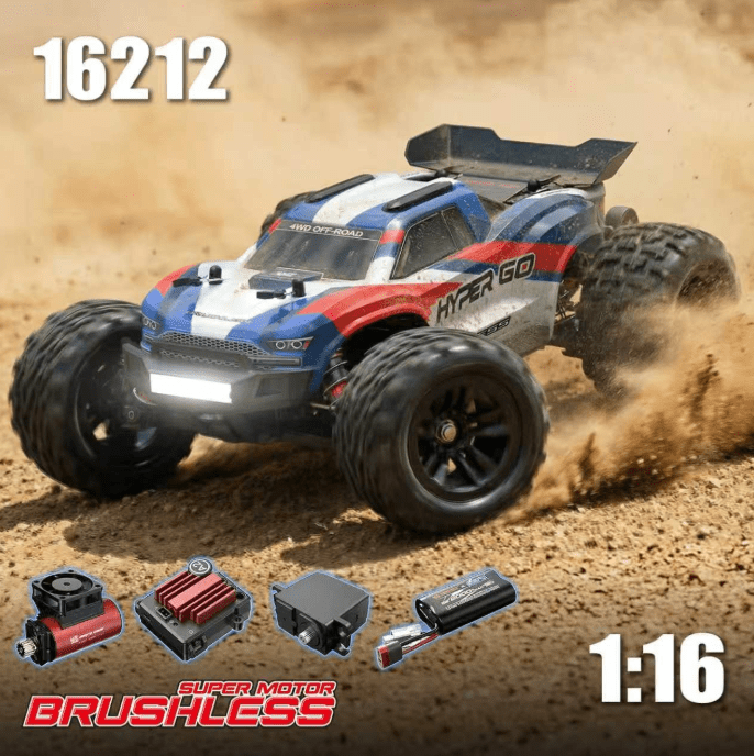 Camioneta RC 1/16 4WD Brushless - MJX Hyper Go 16212 - Jugueteria del Sur