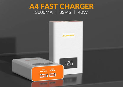 Cargador De Batería - 3S & 4S 40W A4 Enchufe 220v - SUPULSE - Juguetería del Sur