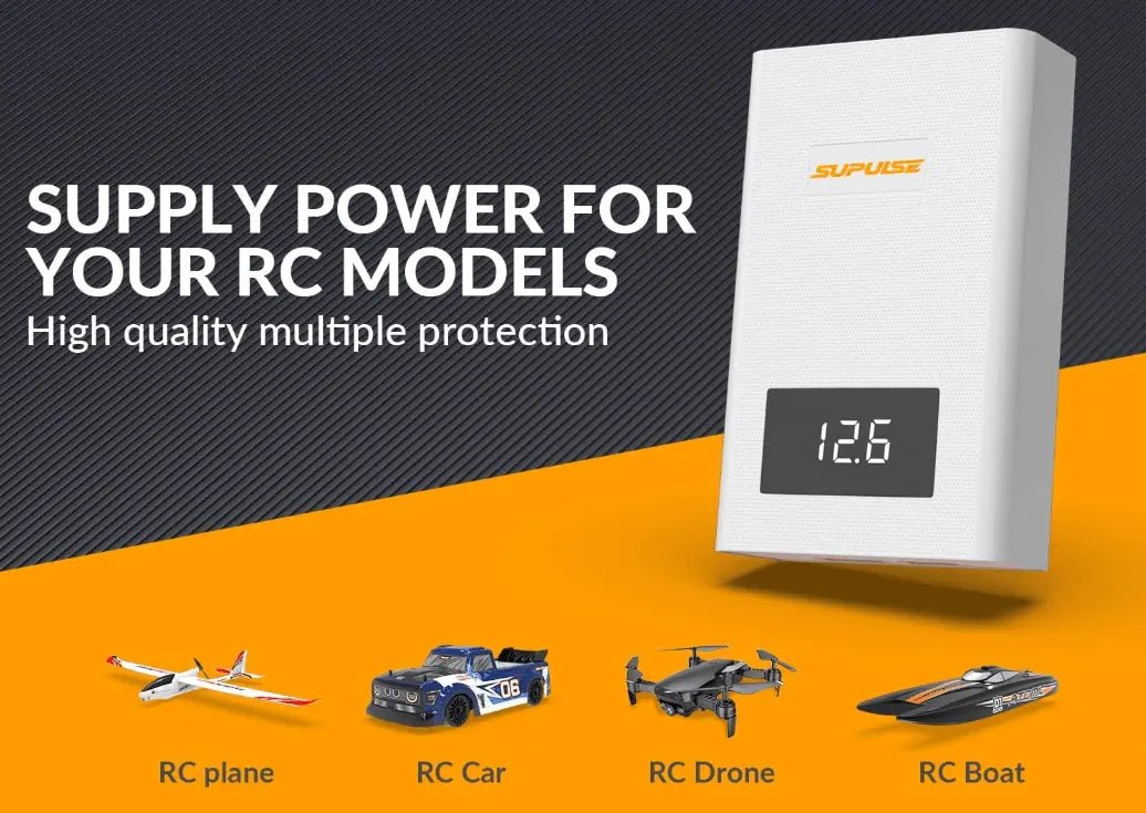 Cargador De Batería - 3S & 4S 40W A4 Enchufe 220v - SUPULSE - Juguetería del Sur