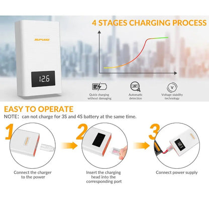 Cargador De Batería - 3S & 4S 40W A4 Enchufe 220v - SUPULSE - Juguetería del Sur