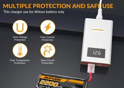 Cargador De Batería - 3S & 4S 40W A4 Enchufe 220v - SUPULSE - Juguetería del Sur