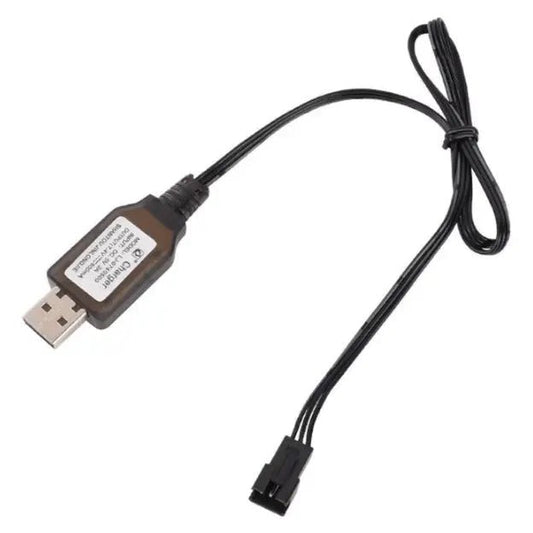Cargador De Batería - Conector SM - 3P - USB 7,4V 1000mA - Jugueteria del Sur