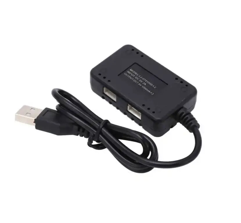 Cargador De Batería - Doble 2S - USB 7,4 V 1Ax2 - Jugueteria del Sur