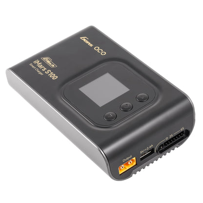 Cargador De Batería - Gens Ace iMars S100 G-Tech - 2s a 6s 10A AC 100W - Negro - Jugueteria del Sur