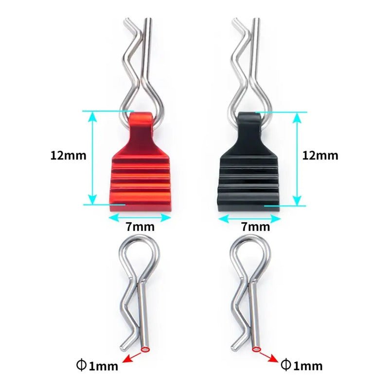 Clips R De Carrocería Rc 1/10 Auto Control Remoto Hobby 10un - Jugueteria del Sur