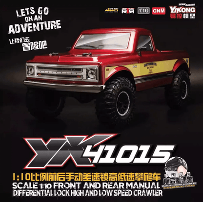 Crawler RC 1/10 Pickup Clásica Americana - YIKONG YK41015 - Jugueteria del Sur