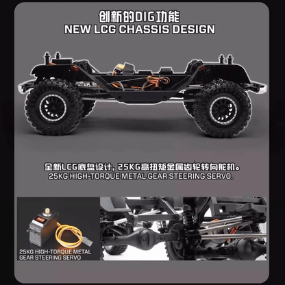 Crawler RC 1/10 Pickup Clásica Americana - YIKONG YK41015 - Jugueteria del Sur