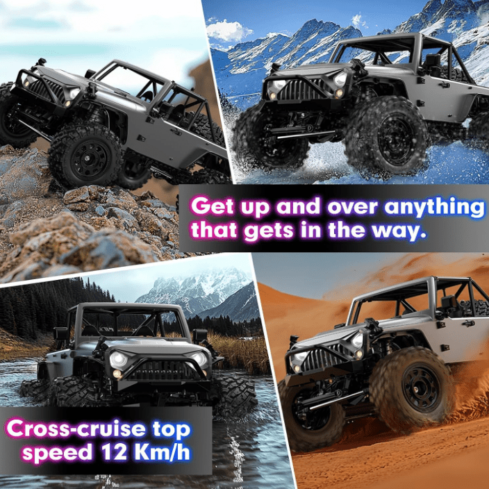 Crawler RC 1/12 4WD Brushless - MJX Hyper Go H12Y - Jugueteria del Sur