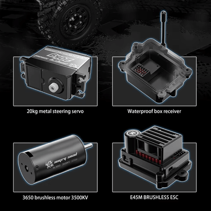 Crawler RC 1/12 4WD Brushless - MJX Hyper Go H12Y - Jugueteria del Sur