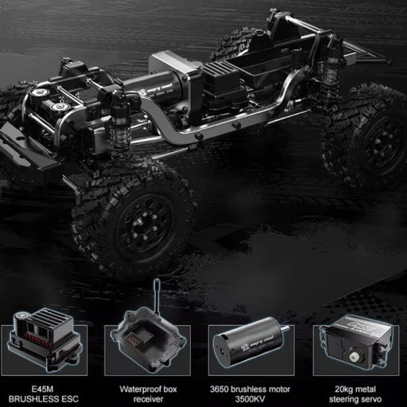 Crawler RC 1/12 4WD Brushless - MJX Hyper Go H12Y - Jugueteria del Sur