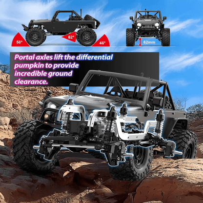 Crawler RC 1/12 4WD Brushless - MJX Hyper Go H12Y - Jugueteria del Sur