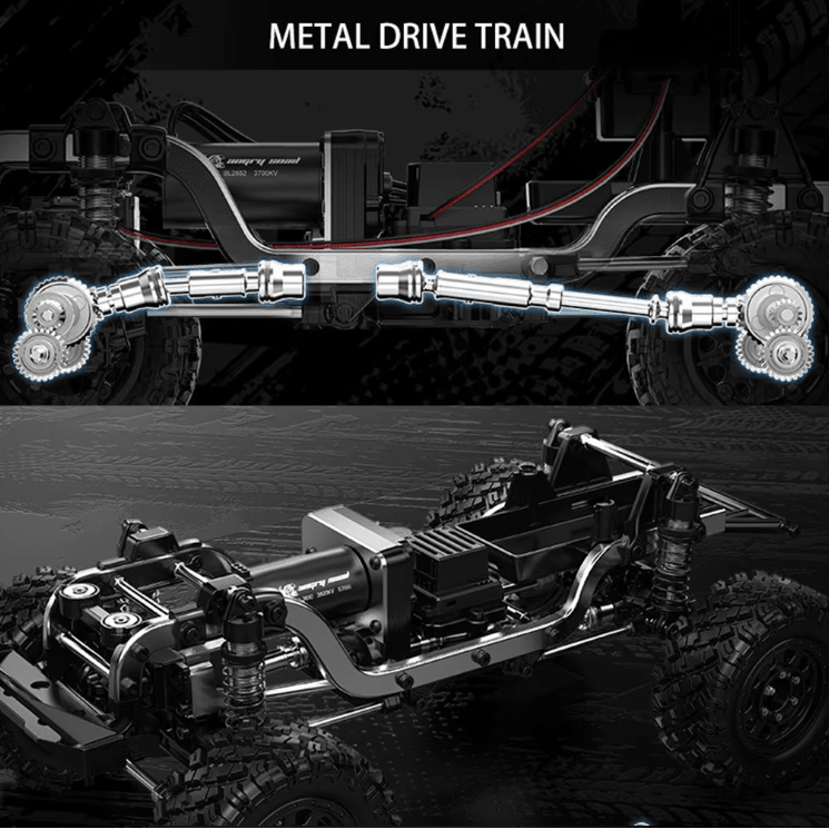 Crawler RC 1/12 4WD Brushless - MJX Hyper Go H12Y - Jugueteria del Sur
