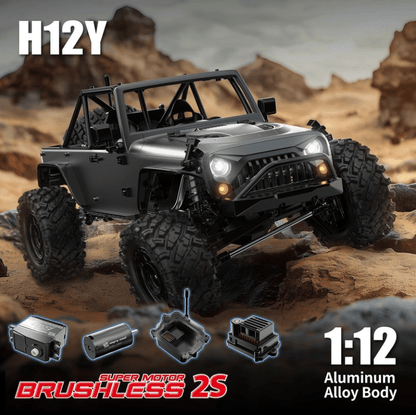 Crawler RC 1/12 4WD Brushless - MJX Hyper Go H12Y - Jugueteria del Sur