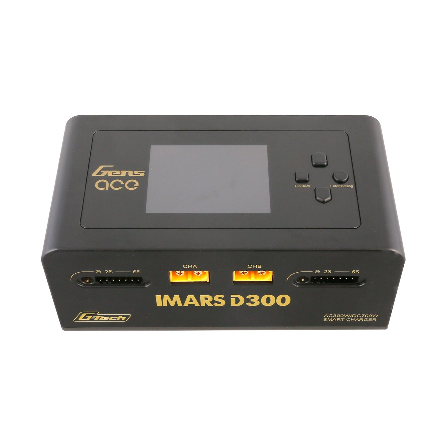 Cargador De Batería - Gens Ace iMars D300 Doble Canal 1s a 6s - Juguetería del Sur