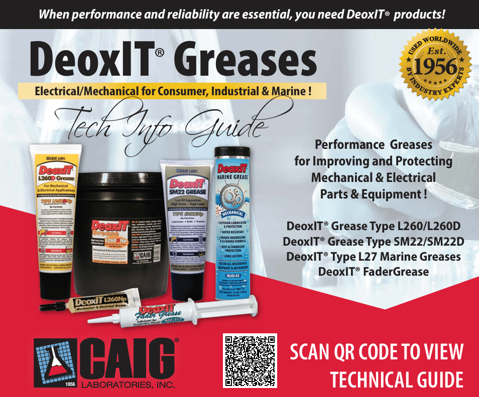 Grasa Profesional DEOXIT L260D con Grafito - limpiador/desoxidante - 28g L260-DG1 - Jugueteria del Sur