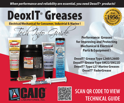 Grasa Profesional DEOXIT L260D con Grafito - limpiador/desoxidante - 28g L260-DG1 - Jugueteria del Sur