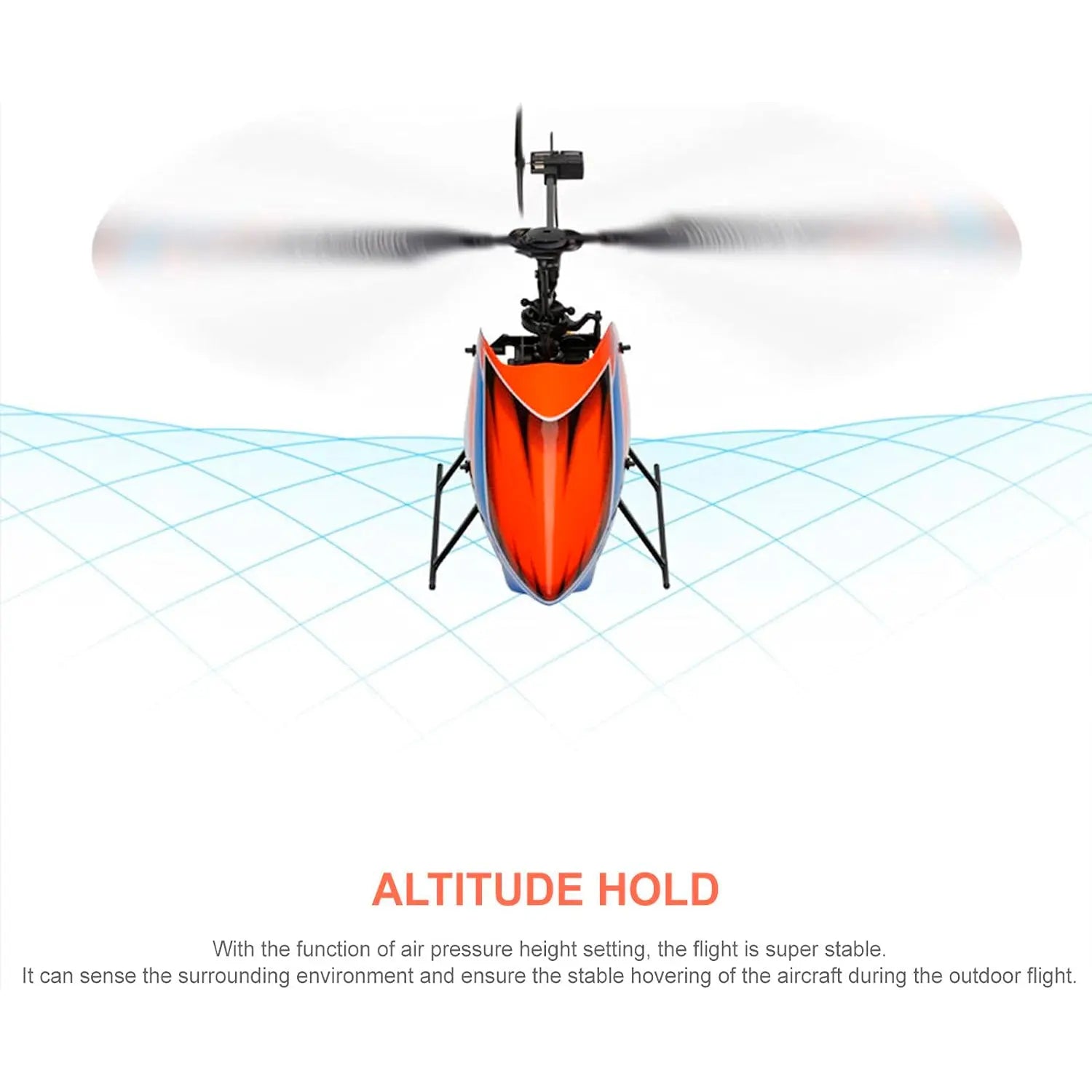 Helicóptero a Control Remoto - 255mm Eagle - Wltoys K127 - Juguetería del Sur