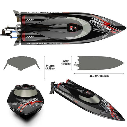 Lancha a Control Remoto - 467mm Sword Fish Racing - WLtoys WL916 - Jugueteria del Sur