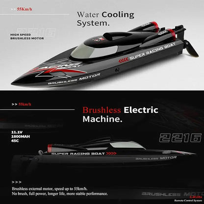 Lancha a Control Remoto - 467mm Sword Fish Racing - WLtoys WL916 - Jugueteria del Sur