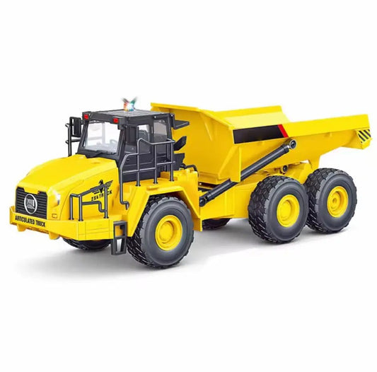 Máquina a Control Remoto - 1/16 Camón Tolva Dumper Articulado - Replica Volvo 1553 - Jugueteria del Sur
