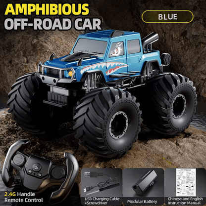 Monster King 4x4 Waterproof Anfibio - JJRC Q215 - Jugueteria del Sur