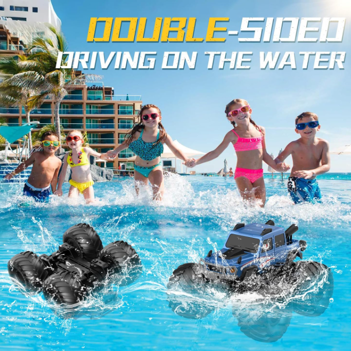 Monster King 4x4 Waterproof Anfibio - JJRC Q215 - Jugueteria del Sur