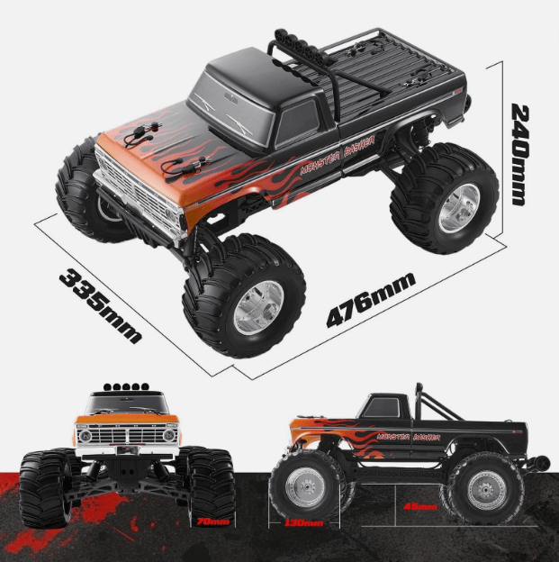 Monster Truck RC 1/10 Ford F-100 Brushless - FMS - Jugueteria del Sur