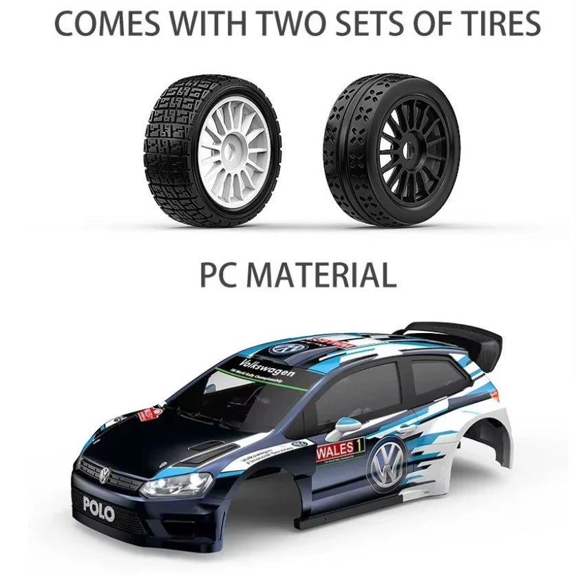 Rally RC 1/7 VW Polo R WRC - MJX Hyper Go 7304 - Jugueteria del Sur