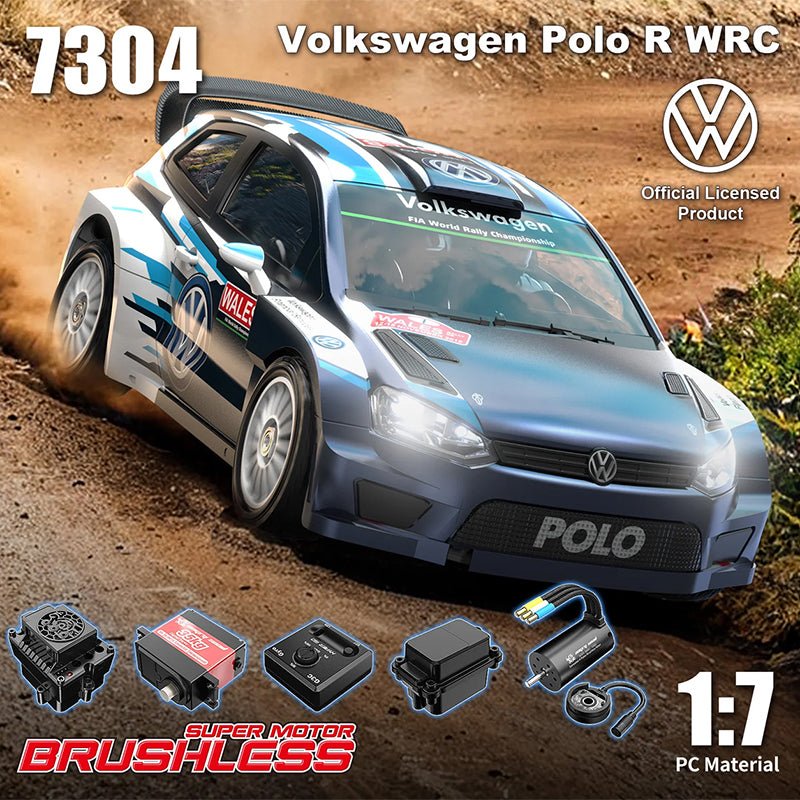 Rally RC 1/7 VW Polo R WRC - MJX Hyper Go 7304 - Jugueteria del Sur