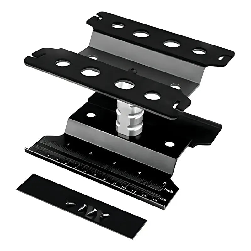 Soporte Estación De Trabajo Rc Rotación 360° Dideaeco Ajustable Escalas 1/8 1/10 1/12 Black - Jugueteria del Sur