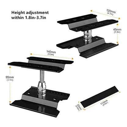 Soporte Estación De Trabajo Rc Rotación 360° Dideaeco Ajustable Escalas 1/8 1/10 1/12 Black - Jugueteria del Sur