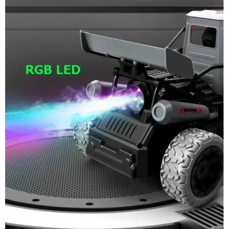 Vehículo Rc Moto Triciclo Sonido Y Humo Control Remoto 1:16 Blanco - Jugueteria del Sur